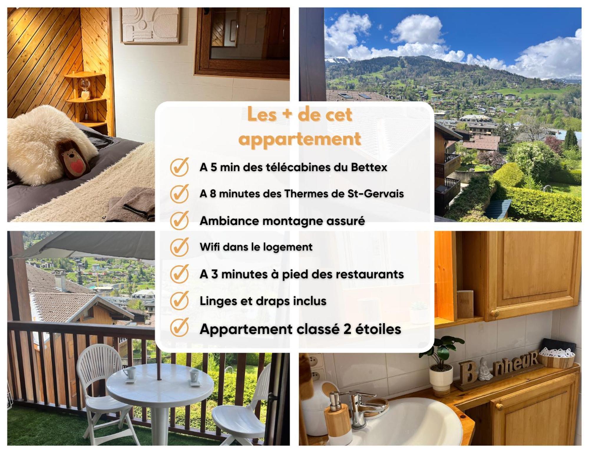 סן-ג'רבה-לה-באן Ski Ou Thermes? Un Appt Cabine Avec Vue Magnifique מראה חיצוני תמונה
